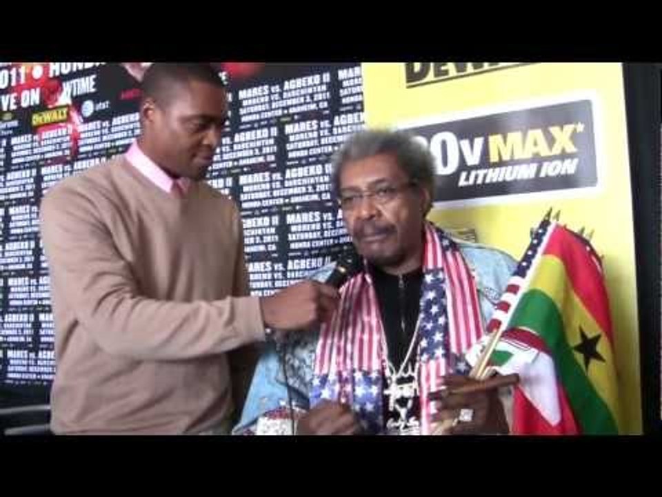 Don King: "I loaned Mayweather Jr. $500,000. Give me back my money Floyd!"