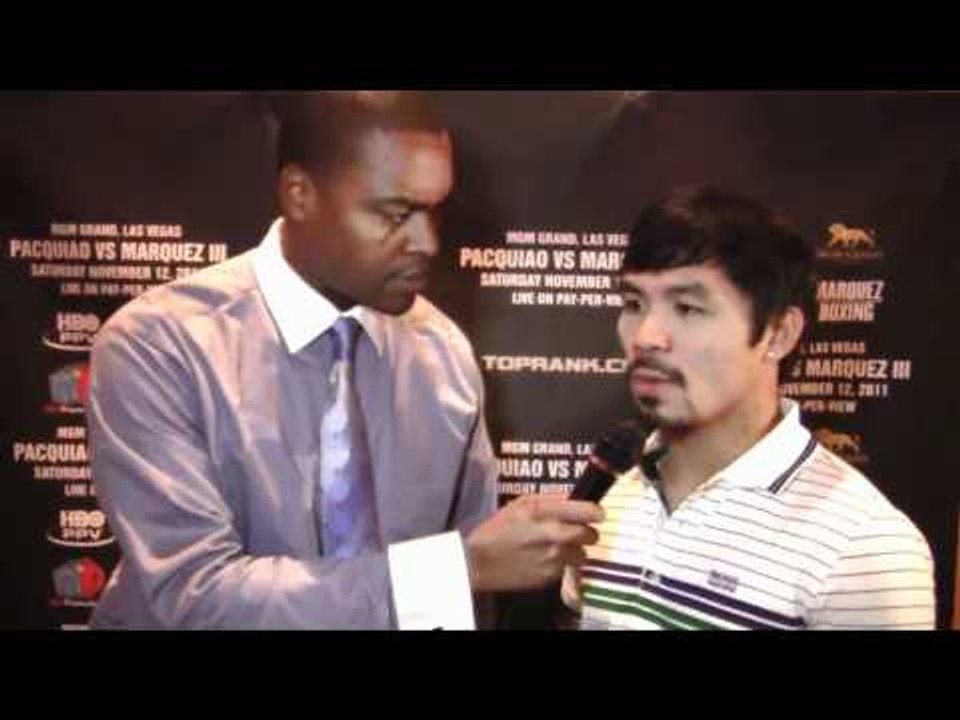Manny Pacquiao Talks About Third Marquez Fight