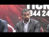 David Haye v Dereck Chisora Press Conference Part 2