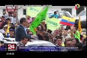 Ecuador: ordenan prisión preventiva contra exmandatario Rafael Correa