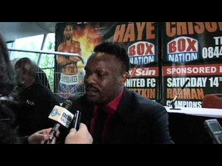 Derek Chisora Interview and Face Off with David Haye