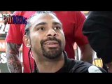 David Haye talks to the British press about boxing Dereck Chisora (improved version)