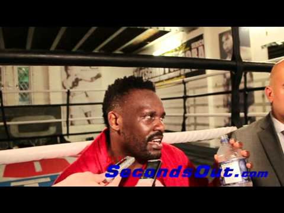 Derek Chisora Interview After Training