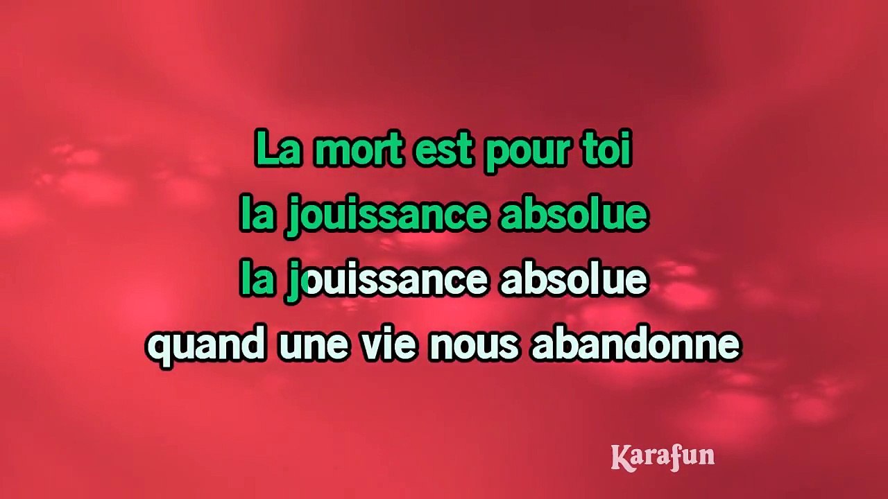 1789, Les Amants de la Bastille - Je veux le monde KARAOKE / INSTRUMENTAL