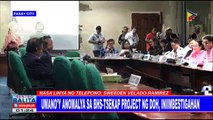 #SentroBalita: Umano'y anomalya sa BHS-TSeKap project ng DOH, iniimbestigahan