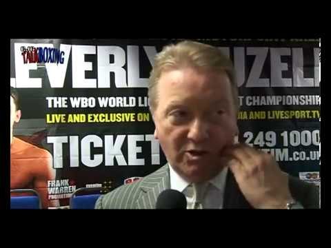 Boxing promoter Frank Warren talks Cleverly Hopkins Froch and the 2012 Olympic games