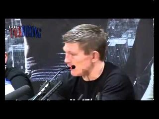 RICKY HATTON I dont have it any more post fight presser