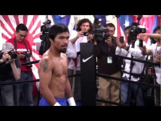 Manny Pacquiao Shows Conditioning