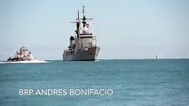 Arrival of BRP Andres Bonifacio in Hawaii