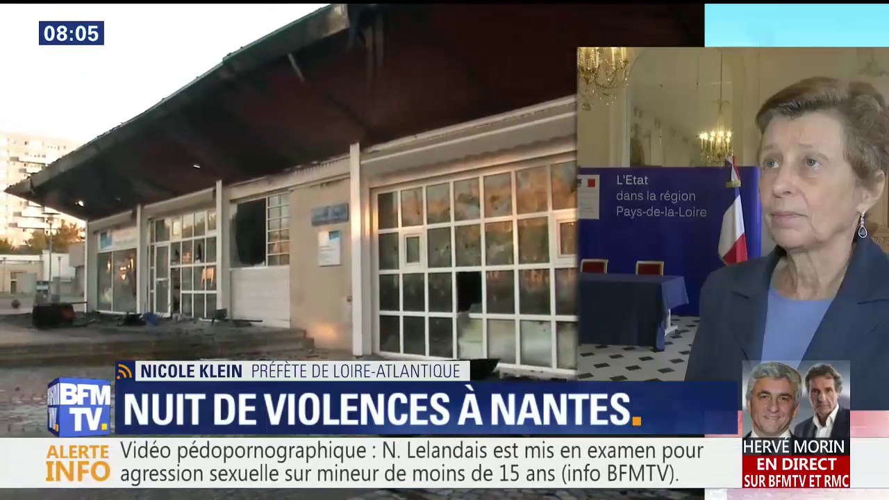 Nuit de violences à Nantes: "Les dégâts sont im...