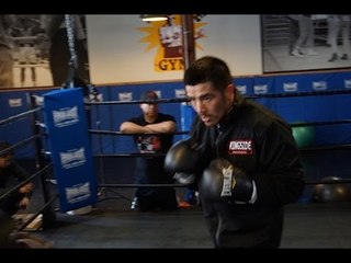 Brandon Rios COMPLETE MITT WORKOUT for Rematch vs Mike Alvarado