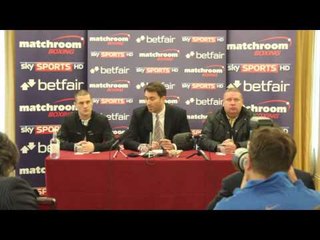 Ricky Burns Matchroom Press Conference