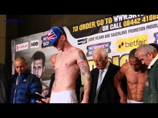 George Groves v Noe Gonzalez Alcoba Official Weigh -In