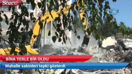 Adıyaman’da bir dokunuşta yıkım