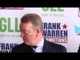 Frank Warren Press Conference announcing Olympic arena as new venue for boxing shows