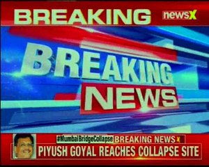 Mumbai bridge collapse Railway Minister Piyush Goyal reaches Andheri, inspects collapse site