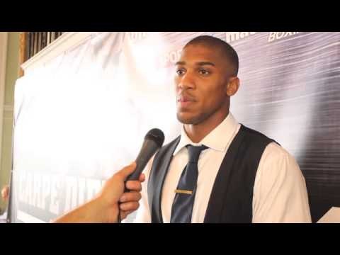 ANTHONY JOSHUA INTERVIEW TURNING PRO WITH MATCHROOM