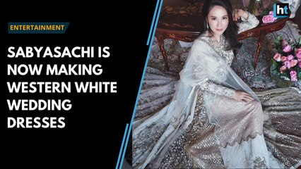 Sabyasachi Mukherjee launches western wedding dresses