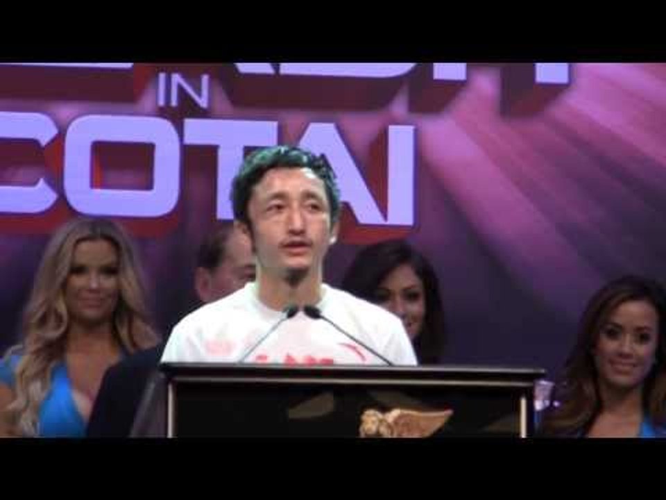 PACQUIAO vs RIOS - Post fight Press Conference for Zou Shiming, Rex Tso, Kuok Kun NG, Ik Yang