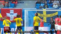 [월드컵-영상] 스웨덴, 스위스 꺾고 24년 만에 8강