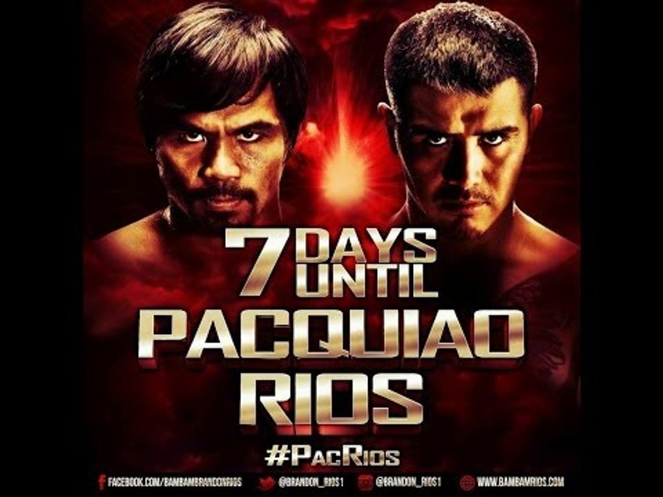 LIVE FROM CHINA; MANNY PACQUIAO vs BRANDON RIOS - ANNOUNCEMENT by Radio Rahim