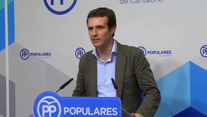 Casado defiende que detrás de su candidatura "no hay nadie"