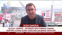 İstanbul Hadımköy'de korkutan yangın