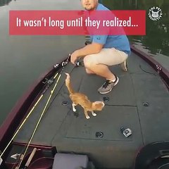 These two men were trying to catch fish, but wait'll you see what they rescued instead!
