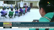 Destaca FARC en video legado de líder indígena asesinado por soldados