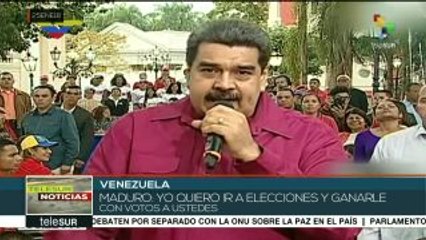 Maduro denuncia que Colombia, EE.UU. y España buscan sabotear comicios