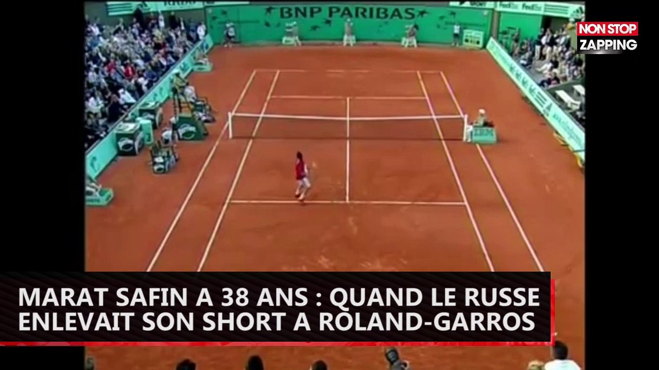 Marat Safin a 38 ans : quand le Russe enlevait son short à Roland-Garros (vidéo)