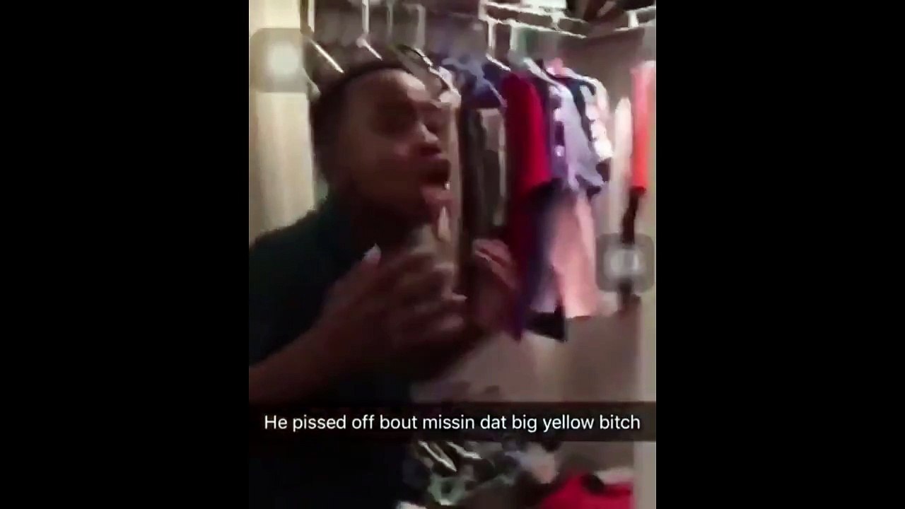 He Missed The Bus - Boy freaks out because he missed the school bus