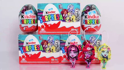 Huevo Kinder Sorpresa de Monster High en Español | Kinder Surprise Monster High | JuguetesYSorpresas