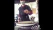 Chinese chef shows off dangerous cleaver spinning skills