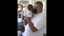 Everyday DJ Khaled looks in the mirror with his son Asahd to tell him how great he is
