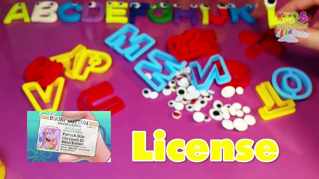 ABC Play Doh ABCD Playdoh Claydoh Alphabet Clay Plastic Colorful Play-Doh ABCDE Learn A B C for Kids