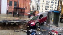 Water main break in Hoboken, New Jersey, creates sinkhole that swallows entire SUV [VIDEO]