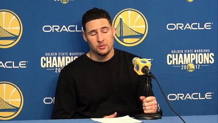 Postgame Warriors Talk: Klay Thompson - 01/25/18