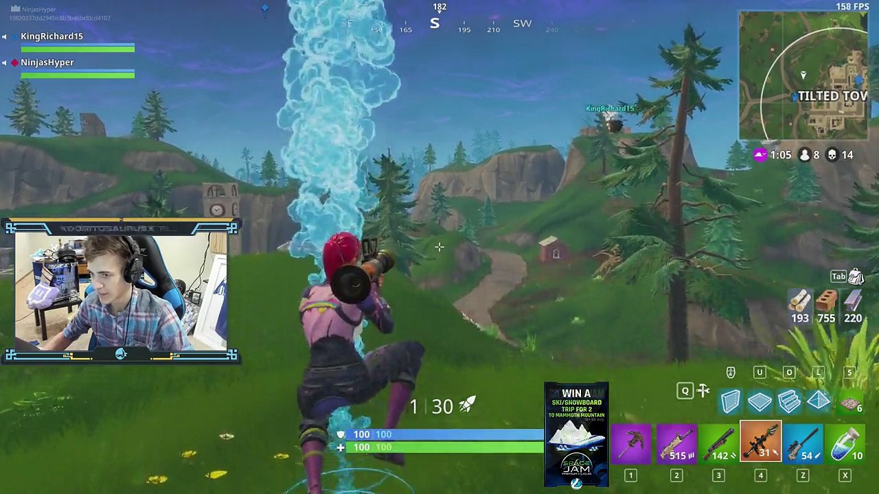 Fortnite #0482: "Thank you for riding ninja airlines {:"