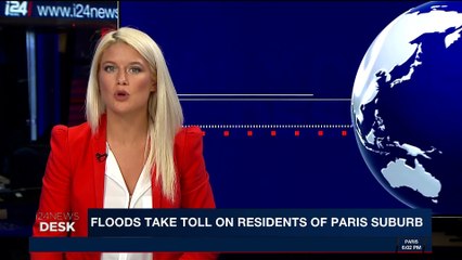 i24NEWS DESK | Floods take toll on residents of Paris suburb | Friday, January 26th 2018