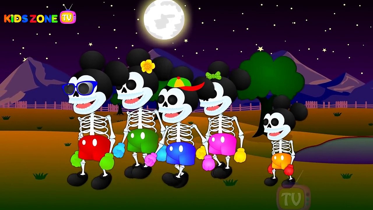 Finger Family (Mickey Mouse Skeleton Vs Zombie ) Finger Family (Skeleton) Finger Family
