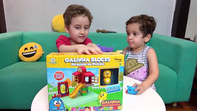 Galinha Pintadinha Brincando Parque do Pintinho Amarelinho Crianças Paulinho Toquinho Infantil