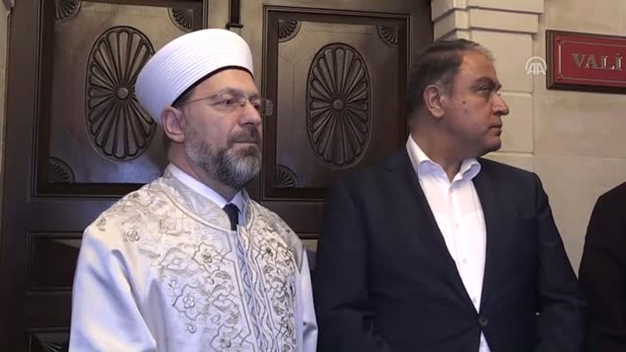 Diyanet İşleri Başkanı Erbaş: "Hiç Bir Müslüman, Hiç Bir Mabede Zarar Veremez"