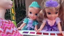 Elsa is having a baby! Part 4 Anna and Elsa Toddlers Rapunzel Lemonade Stand stung Bee Toys & Dolls