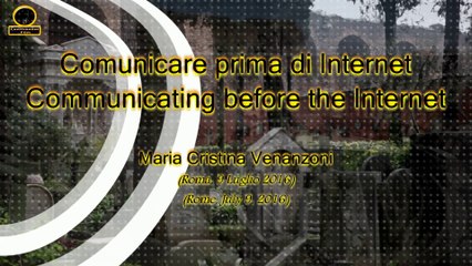 Comunicare prima di Internet - Communicating before the Internet
