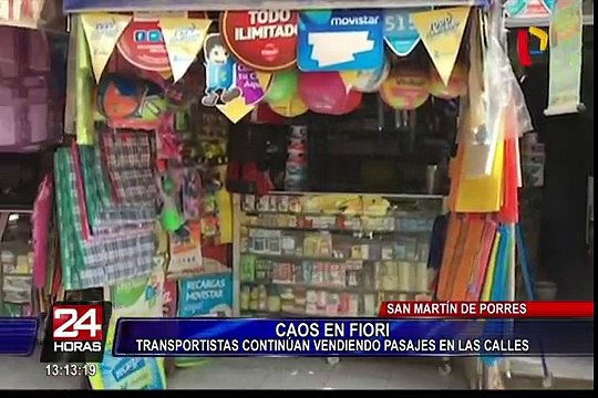 Caos en Fiori: los buses se adueñan de una vía aledaña en San Martín de Porres