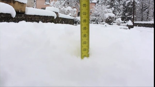 Importantes chutes de neige en Haute-Loire