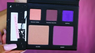 Purple Halo Eye + Acne Coverage Makeup