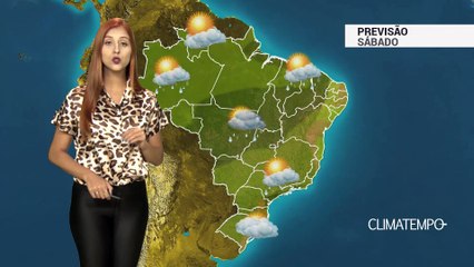 Previsão Brasil - Chuva forte em grande parte do BR