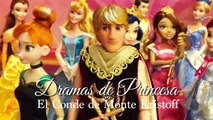 Dramas de princesa Ep. 7 - Serie de Frozen Elsa Anna y princesas Disney - Conde de Monte Kristoff